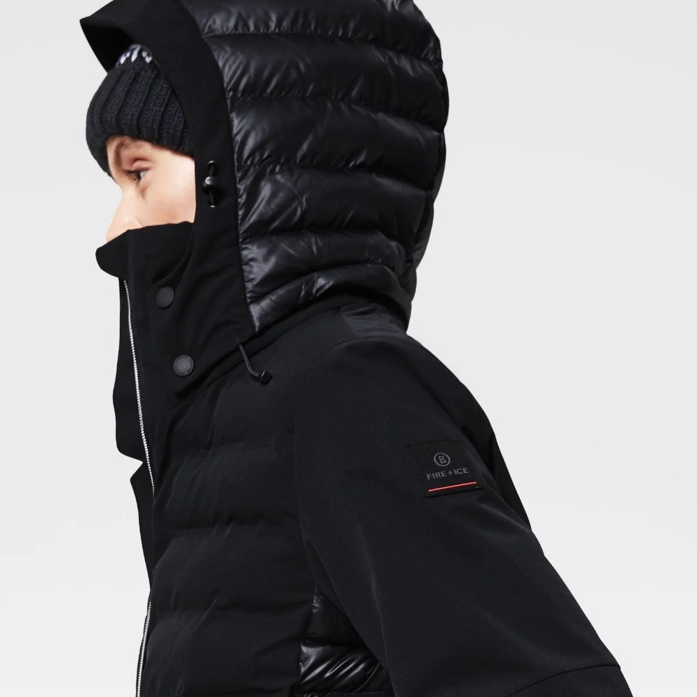 BOGNER FIRE + ICE Janka Jacket, Black, **LIKE NEW** Size, 10/12, EU 42